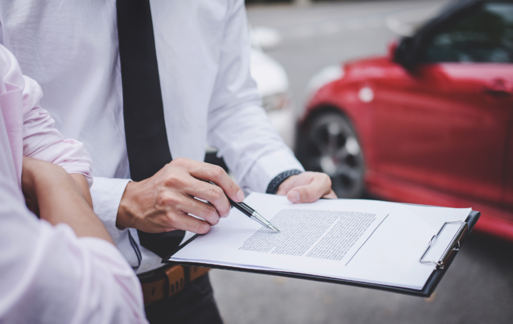 Ante un accidente de tráfico: parte amistoso